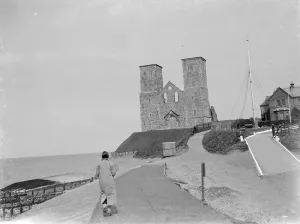 Reculvers Towers. 1937