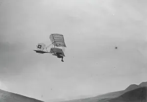 Glider Prints: Remarkable Motorless Aviation Meeting Swiss Chardon in flight 12 August 1922