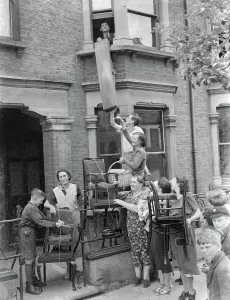 A residence in Plumstead, London, moves from Relliance Road. 1939