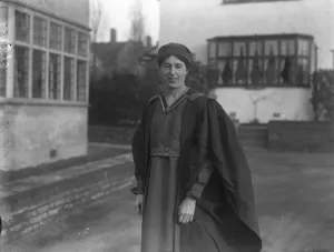 Head And Shoulders Prints: The Reverend Constance Coltman, who is joint minister with her husband, the Reverend