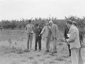 The Right Honourable William Shepherd Morrison, the UK Minister of Agriculture