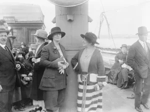 Passenger Prints: River trip to Margate on the Royal Soveriegn Miss Jane Burr and Miss Belle Harding