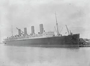 Ship Collection: RMS Mauretania an ocean liner designed by Leonard Peskett and built by Swan, Hunter