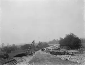 Road to Dartford power station. 1937