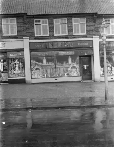 Robins store on Marechal Niel Parade in Sidcup, Kent. 1937