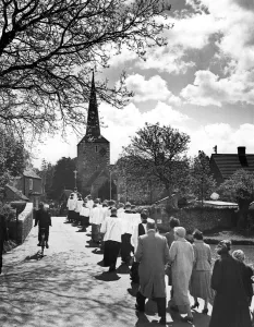 Christian Prints: Rogation Sunday on 11th May 1958 was marked with simple services all over the country