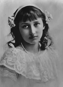 Romance of the Royal wedding. The actual portrait of Princess Martha which won