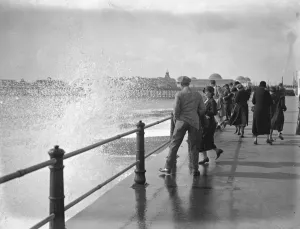 Rough Seas at Hastings 5 October 1934