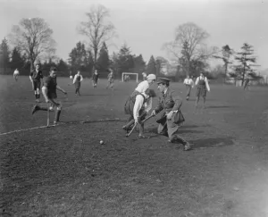 Royal Airforce mixed hockey at RAF Uxbridge 2 March 1919