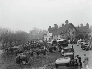 Royal Artillery Draghunt at Eynsford. 1936