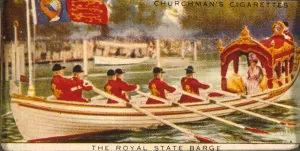 The Royal Barge: Henley Regatta - 1912