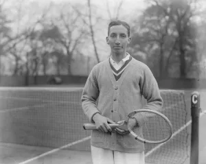 Royal Botanic societys tennis tournament Mr C H Kingsley, the new Davis Cup player
