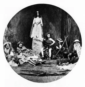Entertainment Prints: The Royal children in a dramatic version of extracts from James Thompsons The Seasons