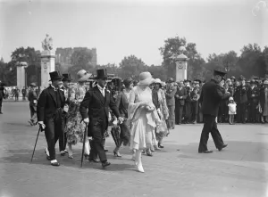 Royal Garden party at Buckingham Palace. Mr Frank Hodges arriving. 25 July 1929