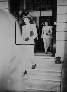 Her Royal Highness Princess Elizabeth after arriving from Balmoral today, later visited
