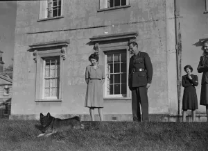Her Royal Highness Princess Elizabeth on a short visit to Lord and Lady Fortescue