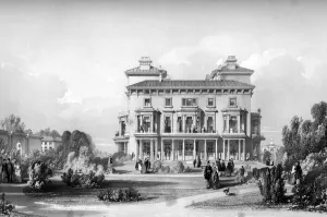 People Prints: Royal Hotel Slough Station, view from the Pleasure Grounds