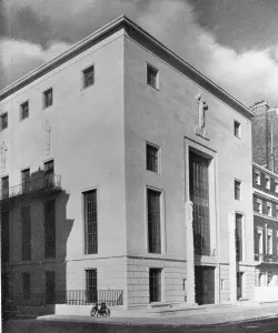 Royal Families Prints: The Royal Institiute of British Architects Headquaters in Portland Place. Opened