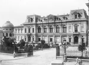 The royal palace, Bucharest. 8 December 1926