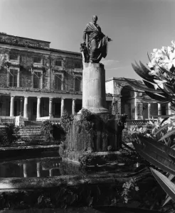 The Royal Palace on the Ionian island of Corfu. Built 1816, it was the former residence