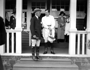 Royal Polo. Admiral Lord Beatty at the Polo Match at Hurlingham. 14 July 1920