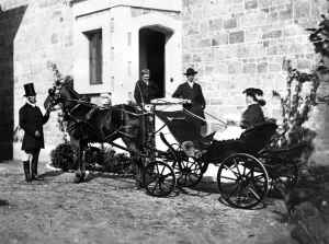 Cart Prints: A Royal Princess in Pony Chaise taken at Osborne House in the early 1860s