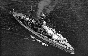 Shipping Prints: The Royal Sovereign class, The Ramillies Battleship April 1939 ?2004 Credit: Topfoto