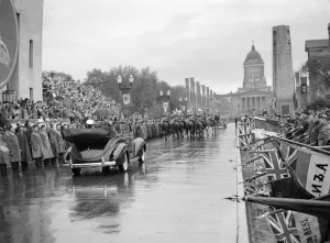 The Royal tour of Canada and the USA by King George VI and Queen Elizabeth, 1939 The King