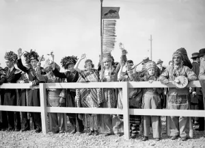 The Royal tour of Canada and the USA by King George VI and Queen Elizabeth, 1939 Indians