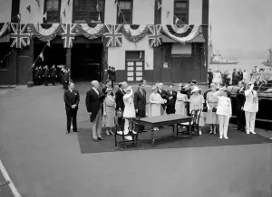 The Royal tour of Canada and the USA by King George VI and Queen Elizabeth, 1939 The King