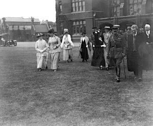 Royal visit to Bedford. 27 June 1918