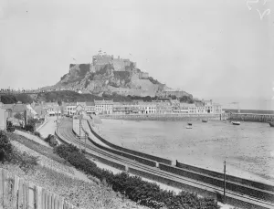 Royal Visit to Jersey the largest of the Channel Islands Mont Orgueil Castle 13