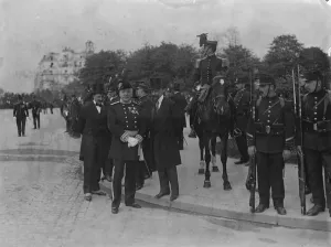 Street Prints: Royal Visit To Paris Mons Chanot, of the French Police Visit of King George