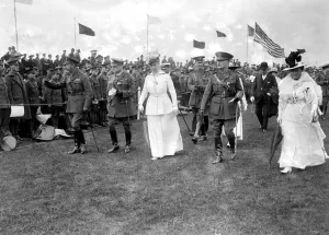 The Royal visits to Aldershot. 25 August 1917 George VI (Albert Frederick Arthur