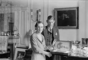 Royal wedding gifts for Lady Myrtle Jellicoe. Lady Myrtle Jellicoe and her fiance