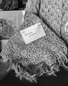 Royal Wedding Presents on display at St Jamess Palace. This small piece of lace