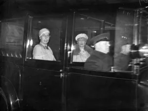 Vehicle Prints: The Royal Wedding. Queen Mary and Princess Nicholas of Greece - mothers of