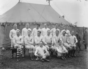 Rugby International at Belfast England defeat Ireland by 14 points The English