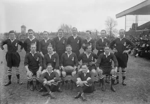 Rugby at Twickenham, London Army versus Navy The Navy team 1 March 1924