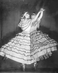 Stills Prints: Russian royalties as dancers The Princesses Tatiana and Vera Constantinevna, daughters