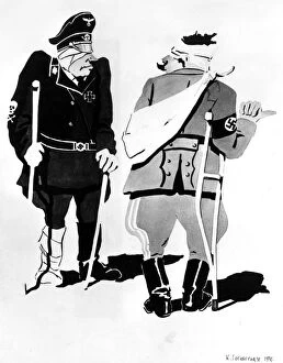 Ww2 Wwii World War Two Collection: A Russian WW2 propaganda poster. 1941