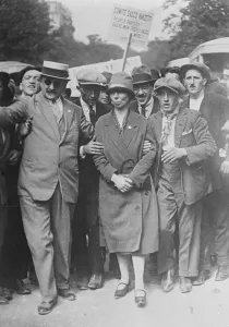 Sacco and Vanzetti. Mlle L Vanzetti, sister of one of the condemned American anarchists