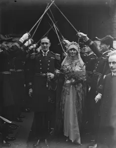 Bride Prints: Saturdays naval wedding. The marriage took place at St James s, Piccadilly