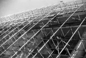 Construction Prints: Scaffolding at Masonic Building, Freemasons Hall, at Great Queen Street, London