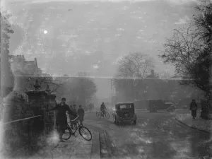 Bicycles Prints: School children cyclists. 1934