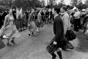 Celebration Prints: Scottish Country Dancing during the Aldermaston anti-nuclear march dance / dancing