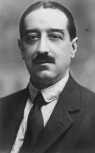 Seeking new talent in England. Senor Jose Juan Cadenas, leading theatre owner
