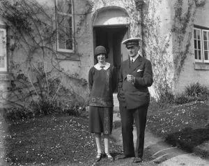 Senatore Marconis visit to Cornwall. Senatore Marconi and Miss Elizabeth Paynter