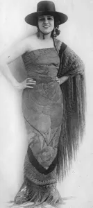 Glamorous Prints: Senorita Maria Caballe, the lady bull fighter who will appear before the Prince of Wales