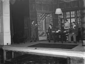 The Sevenoaks Players, an amateur group, performing. 1936